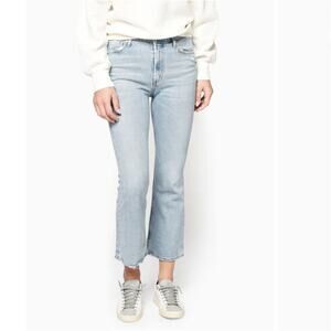 Citizens of Humanity Demy Cropped Flare Light Wash Organic Cotton 29